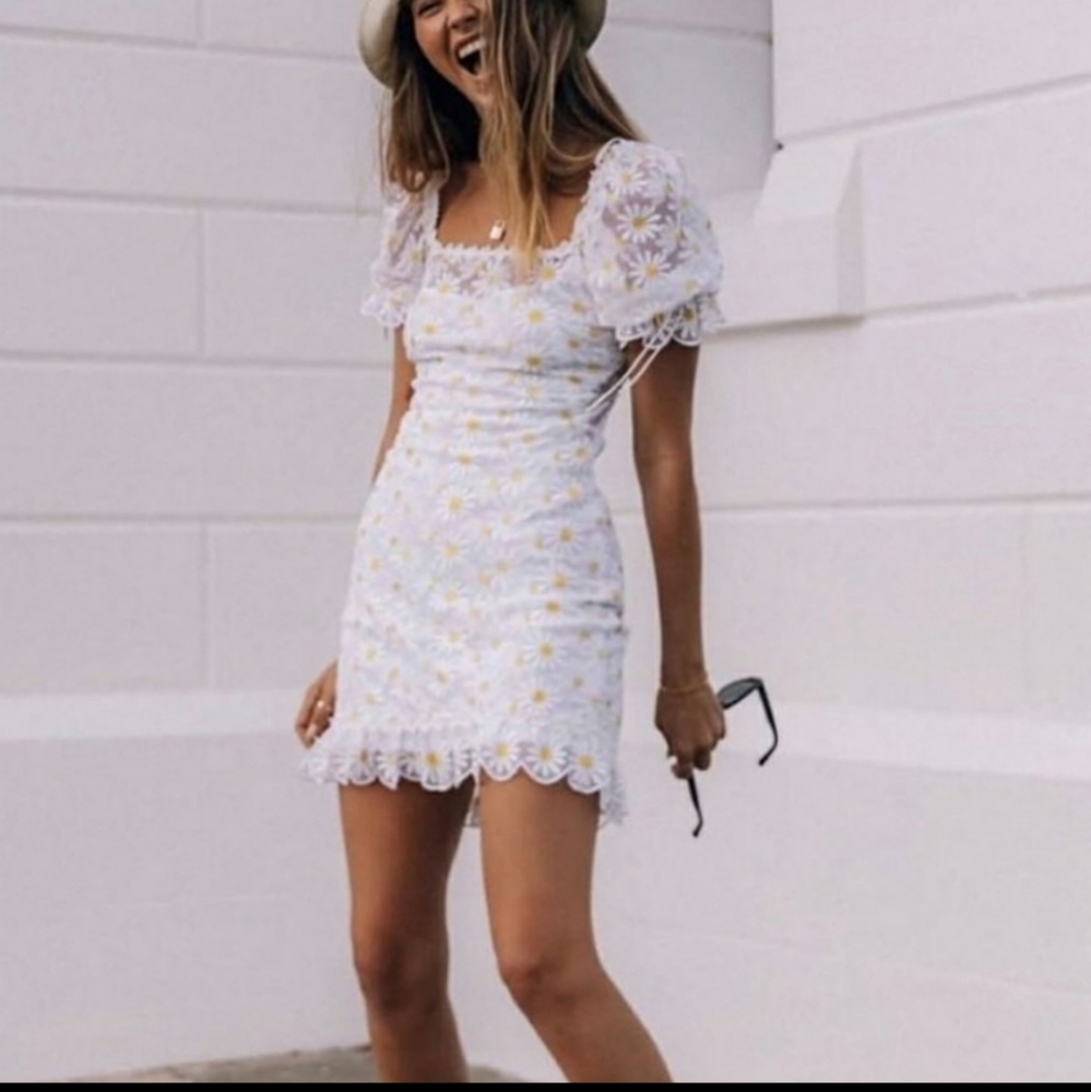 VINTAGE DAISY MINI DRESS - Picture 5 of 16